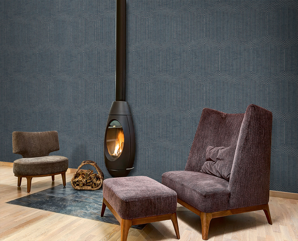 Rayure Geo Blue