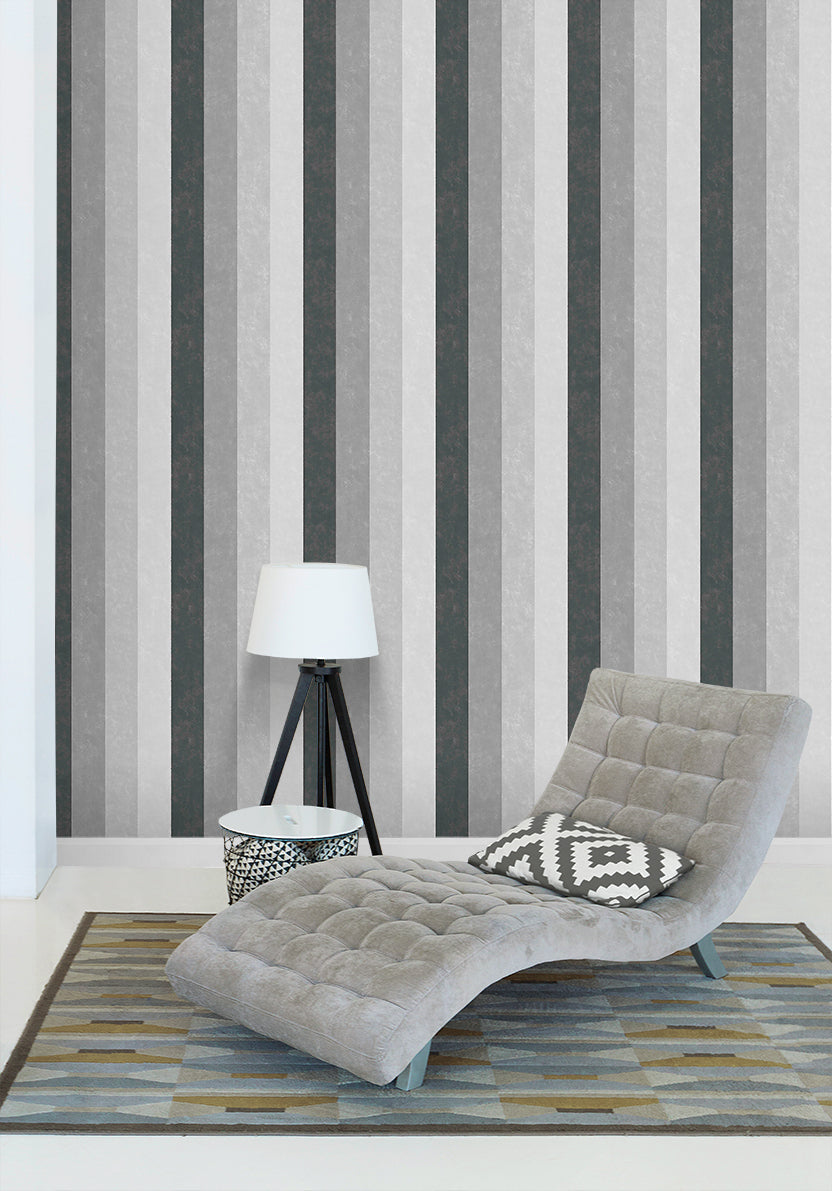 Velvet Stripe Grey