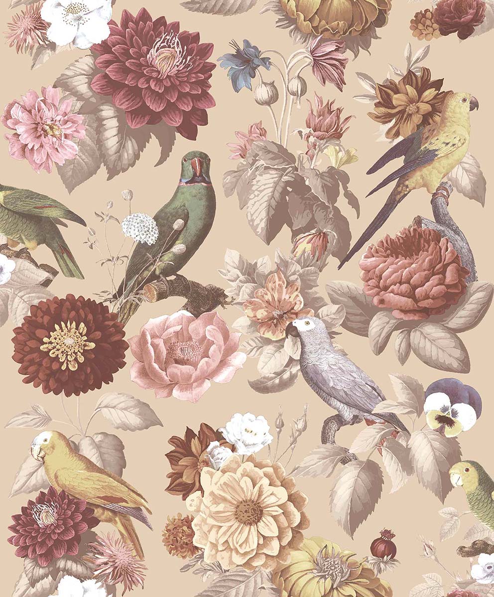 Parattonni Beige flowers