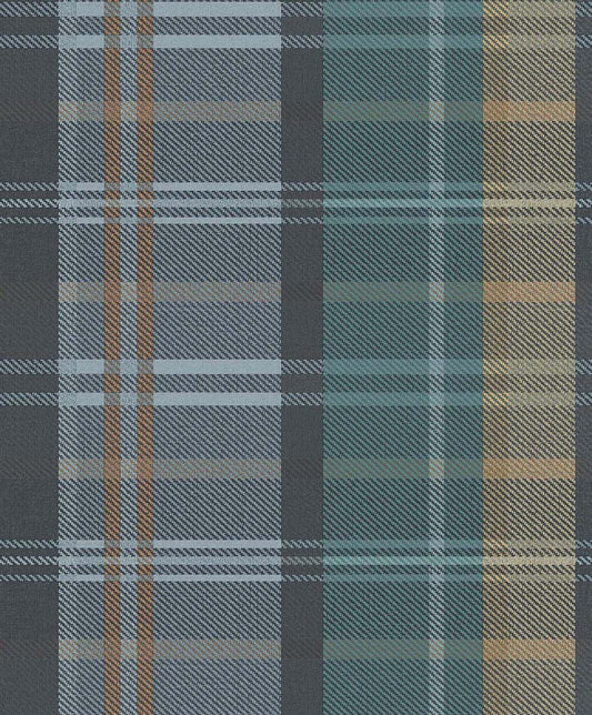 Scozzese Turquoise Fabric Imitation