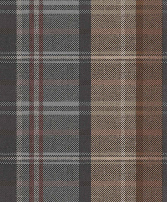 Scozzese Brown Fabric Imitation