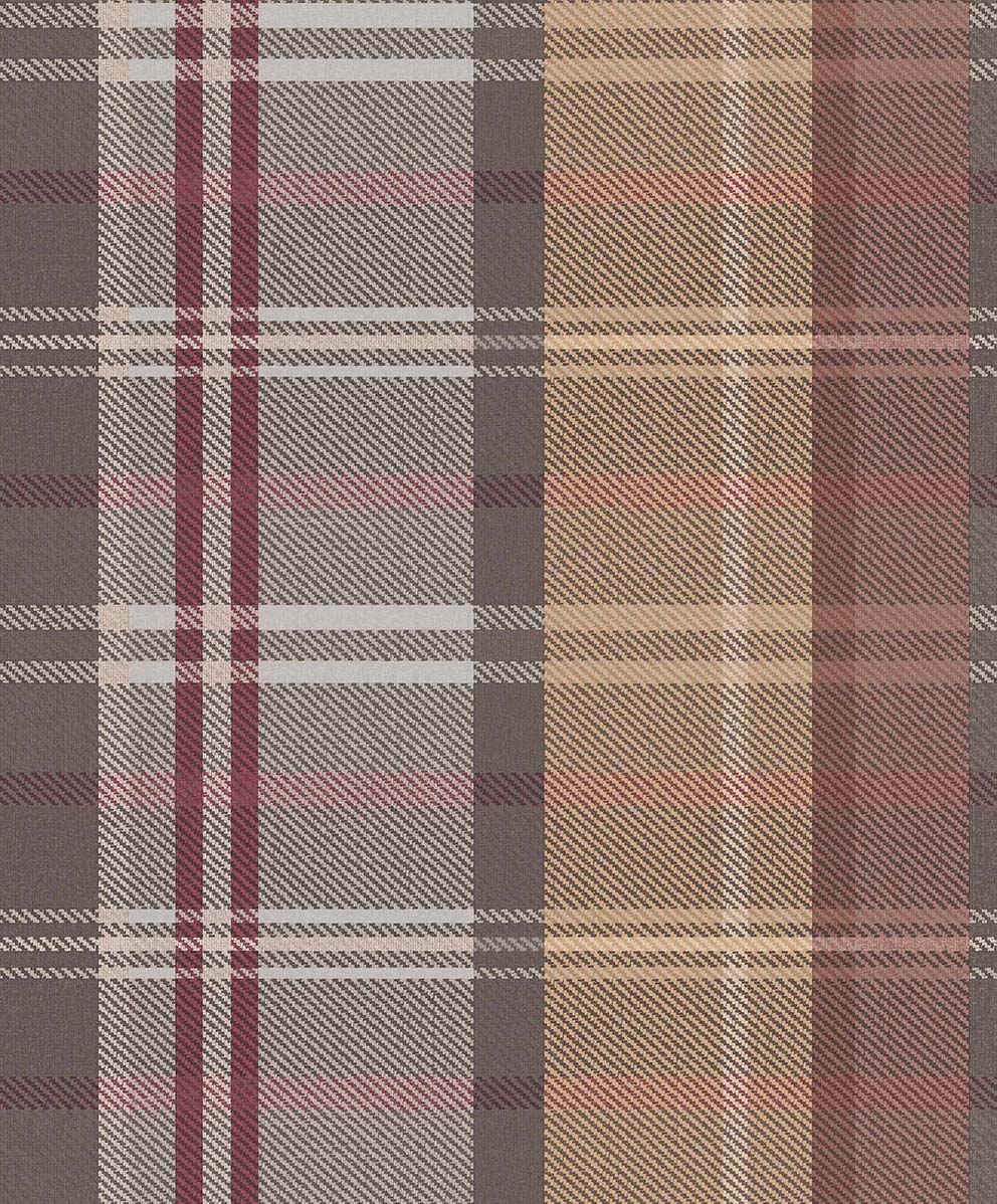 Scozzese Burgundy Fabric Imitation