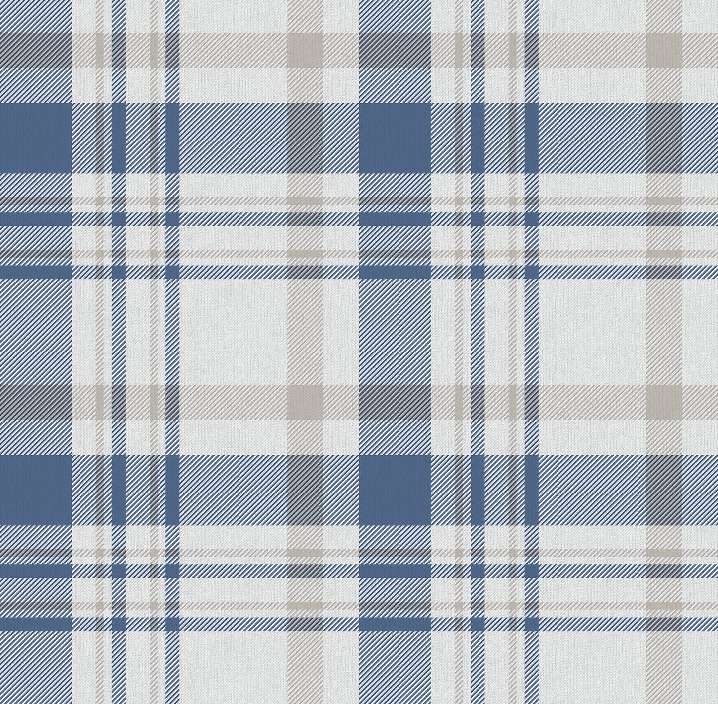 Plaid navy Blue