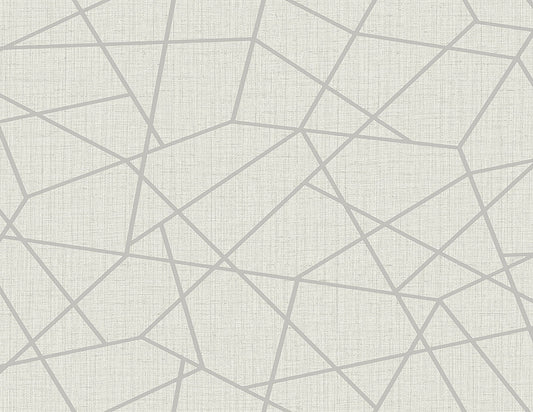 Heath Silver Geometric Linen