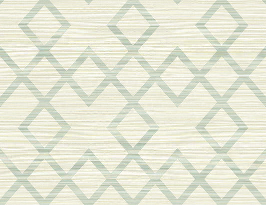 Vana Seafoam Woven Diamond
