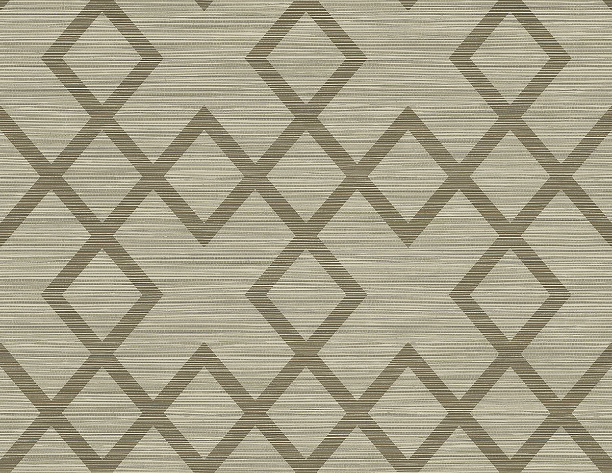 Vana Brown Woven Diamond