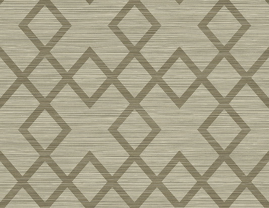 Vana Brown Woven Diamond