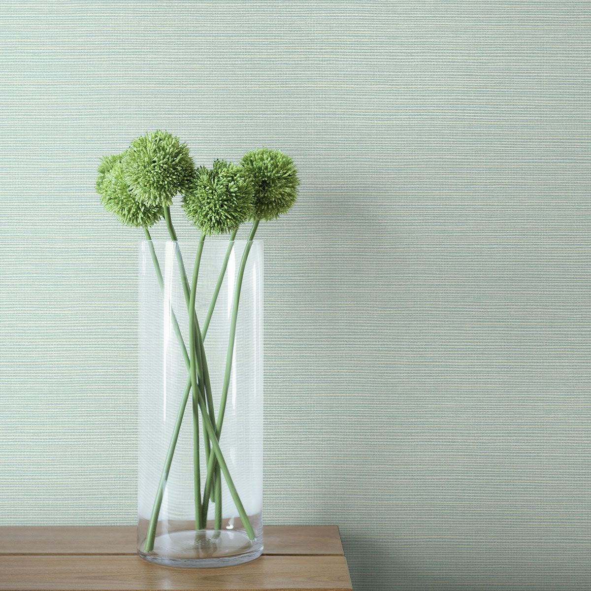 Agena Light Blue Sisal Wallpaper