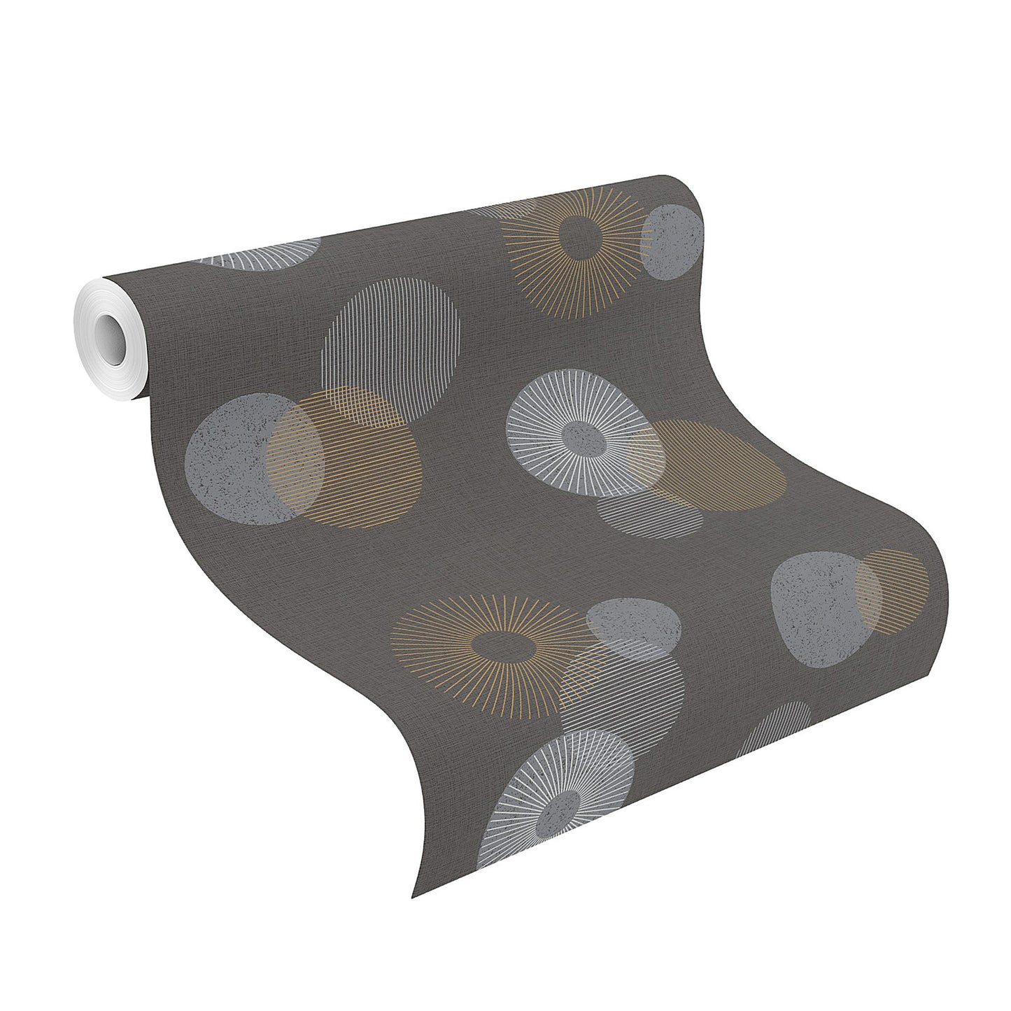 Circle Dark Grey-Yellow