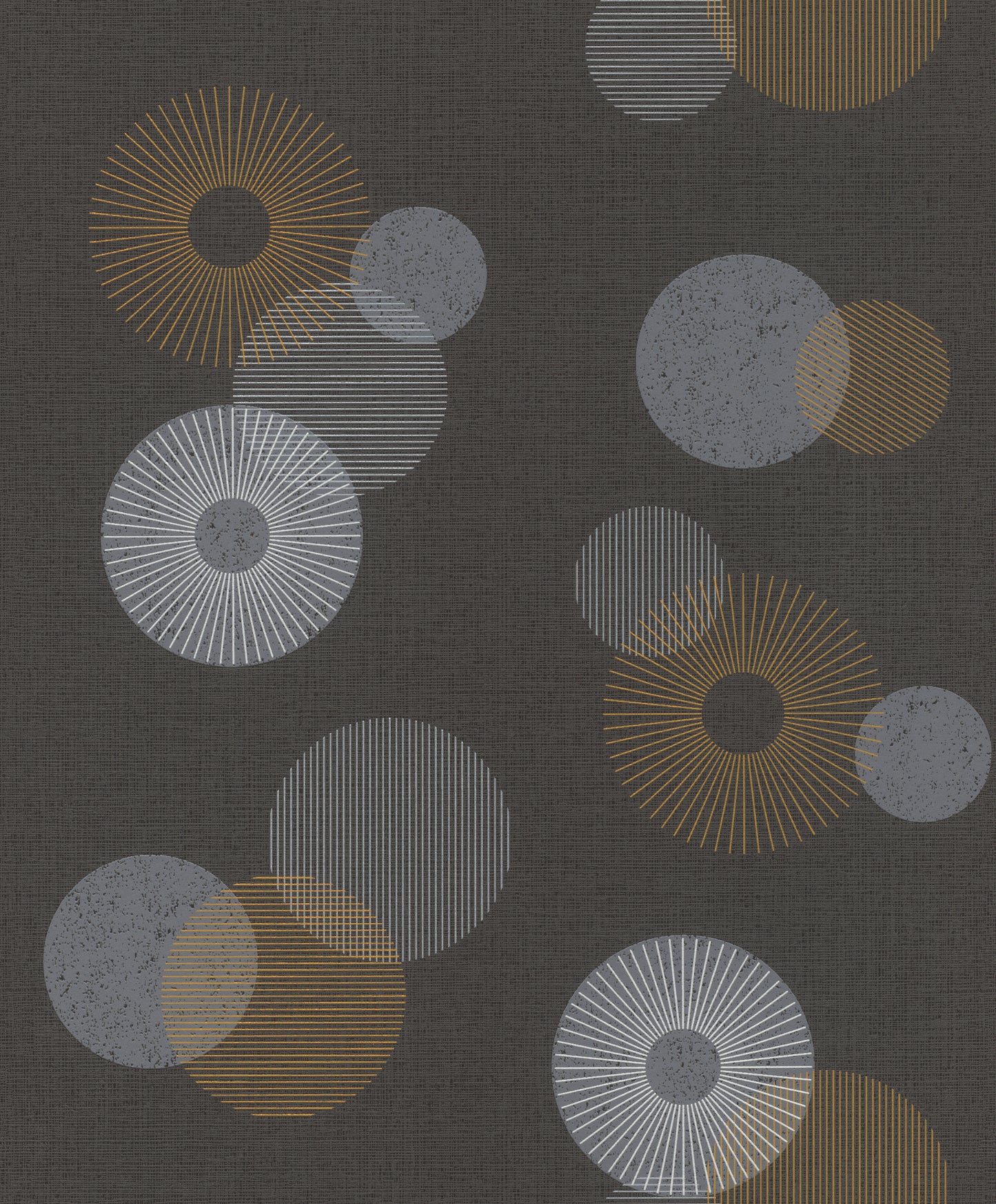 Circle Dark Grey-Yellow