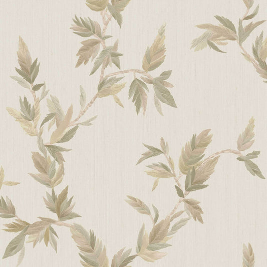 Ramage Beige Green leaves
