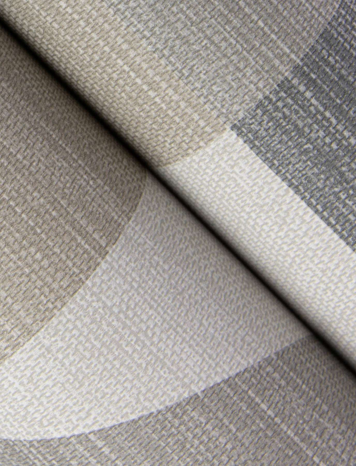 Winslow Bone Geometric Faux Grasscloth Wallpaper 1
