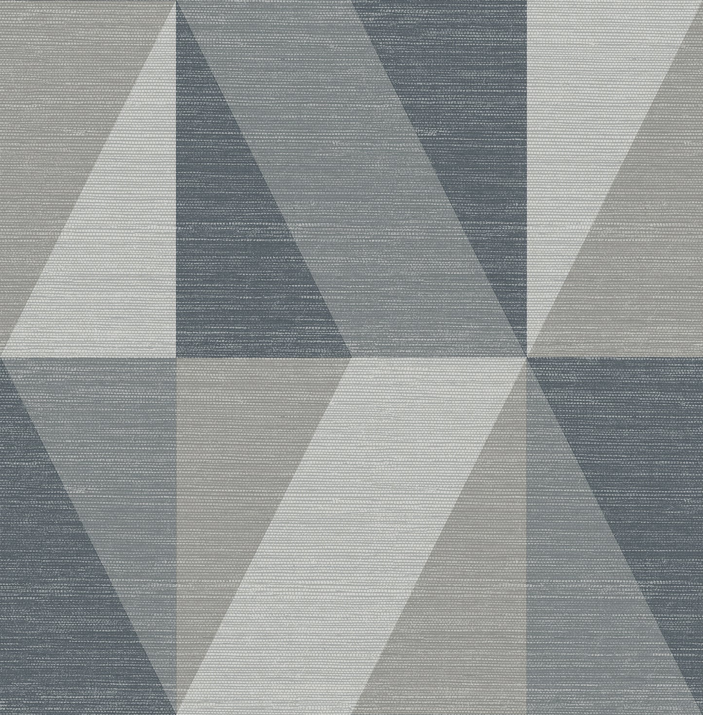 Winslow Bone Geometric Faux Grasscloth Wallpaper 3