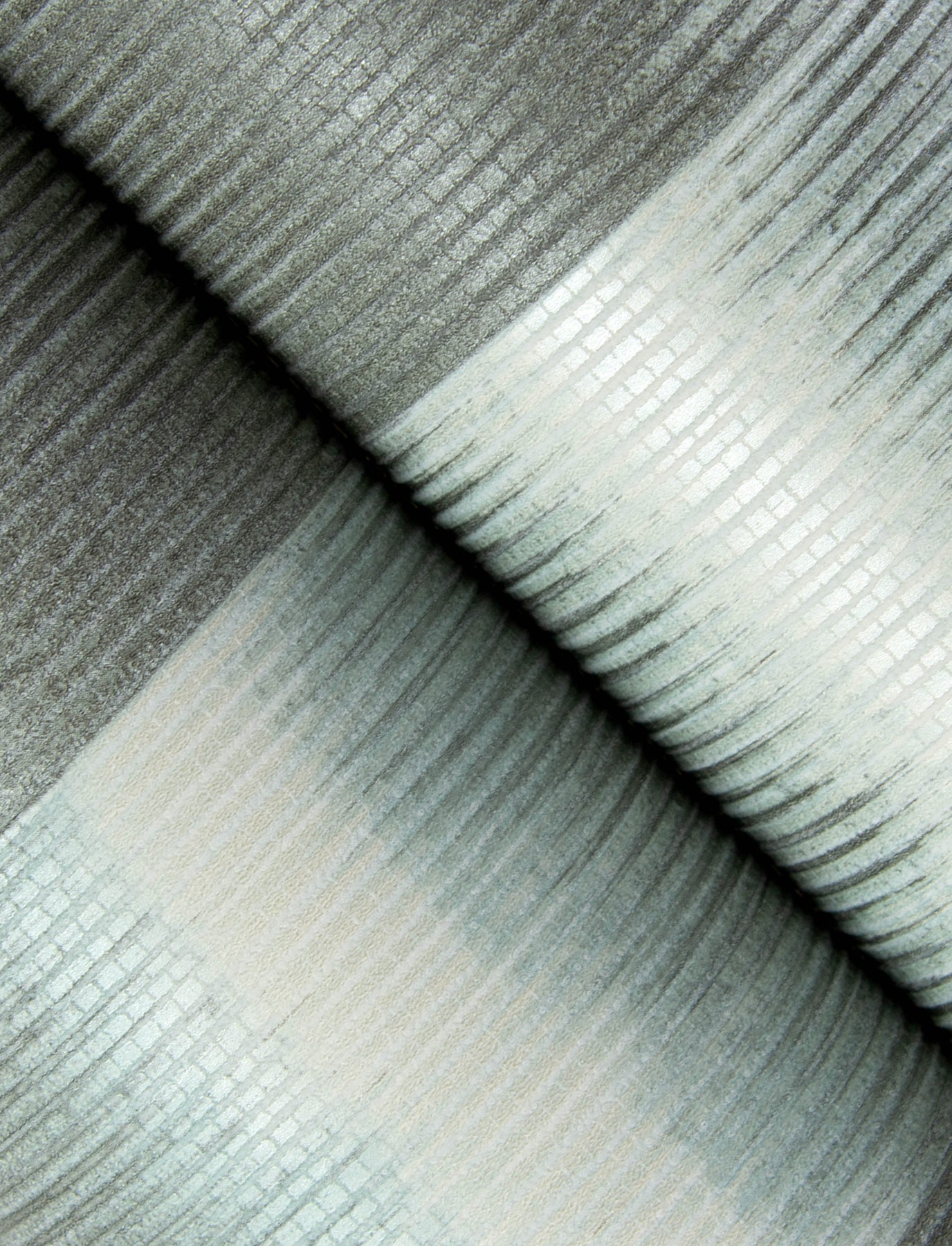 Baldwin Slate Shibori Stripe 3d Wallpaper
