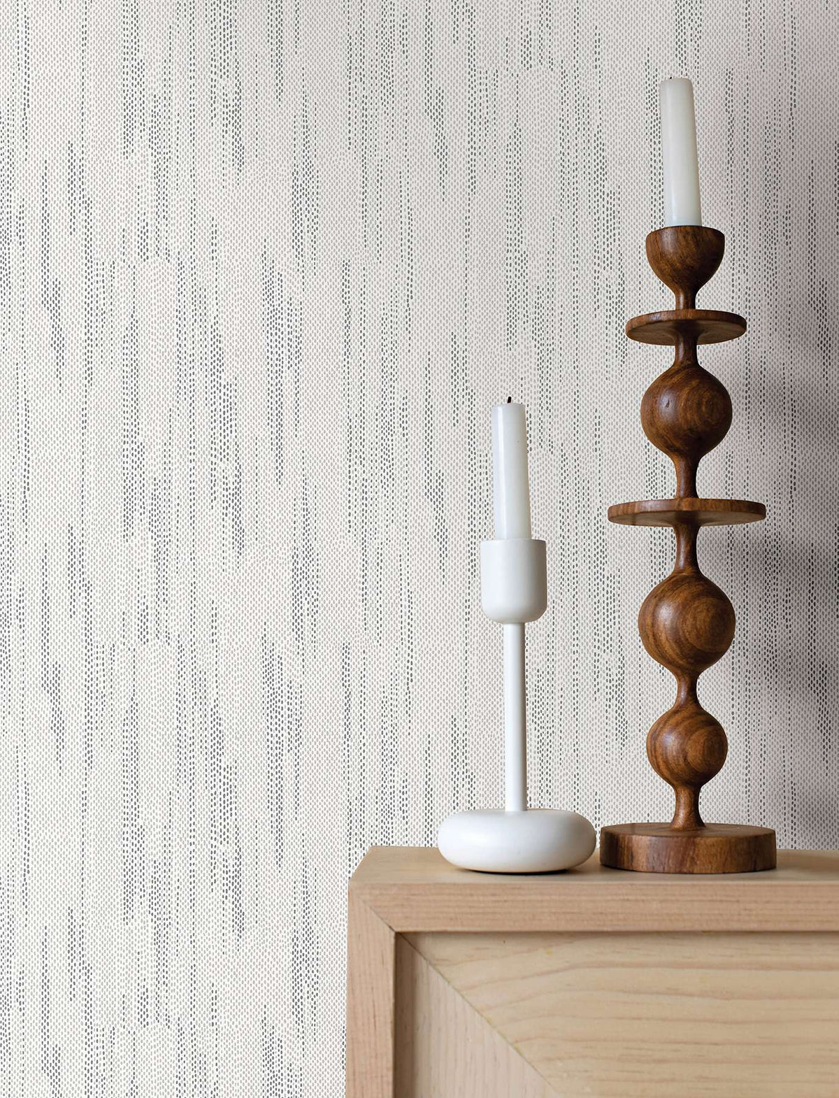 Baris Charcoal Stipple Stripe