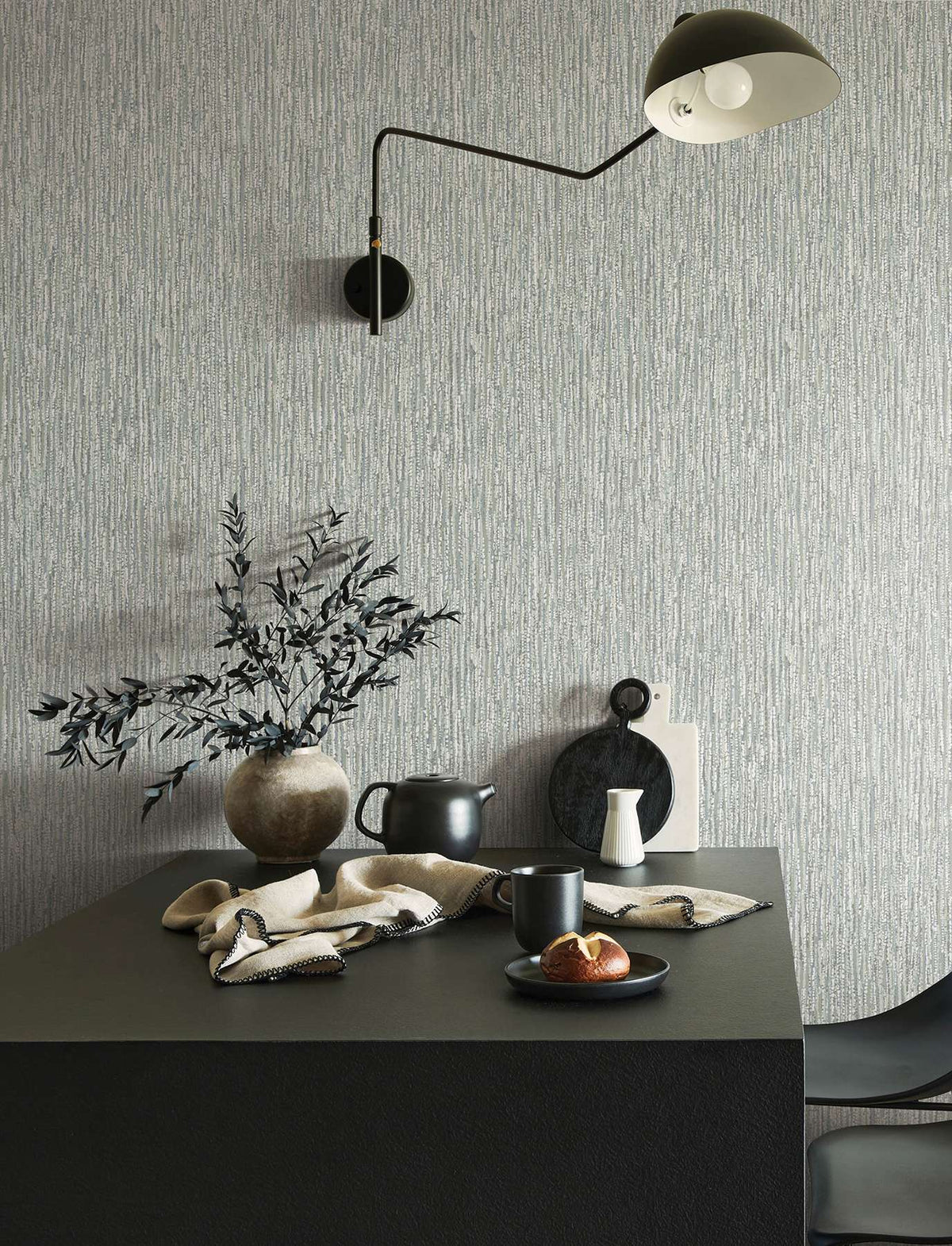 Corliss Grey Beaded Strands