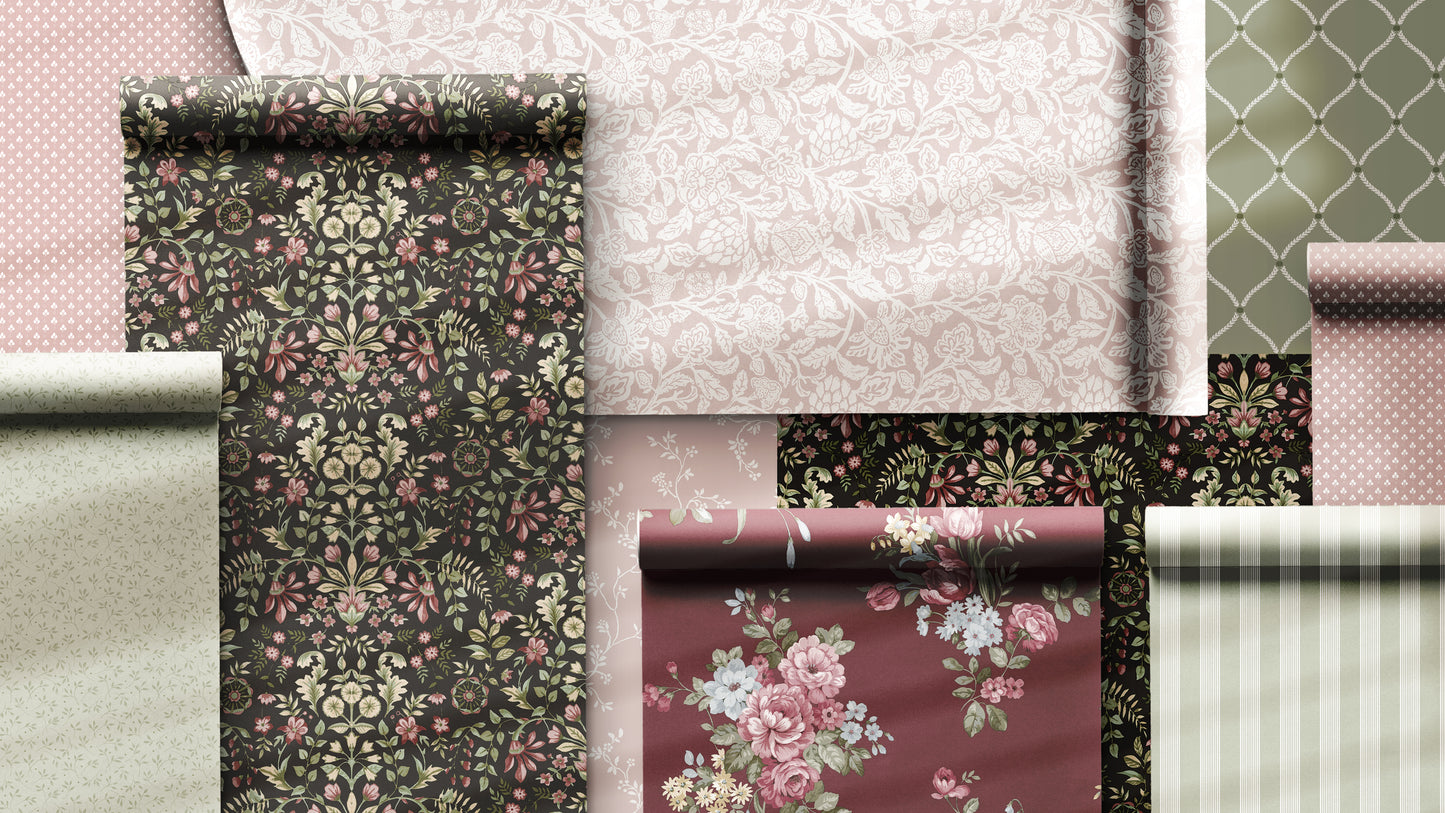 Damask Style Flory Dark