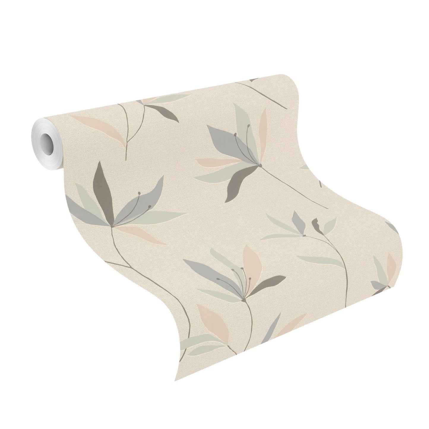 Floral Texture Light Brown