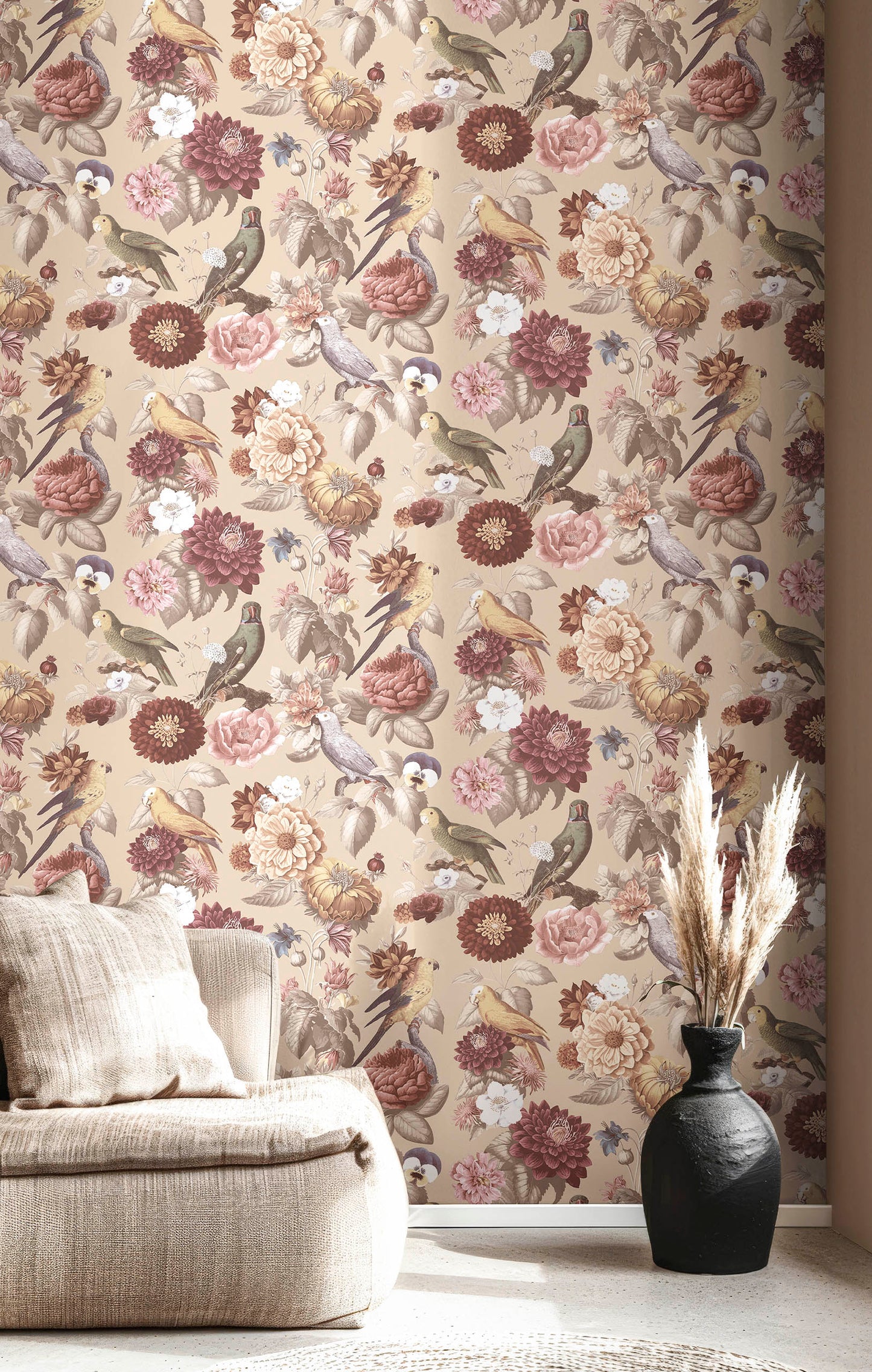 Parattonni Beige flowers