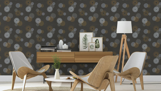 Circle Dark Grey-Yellow