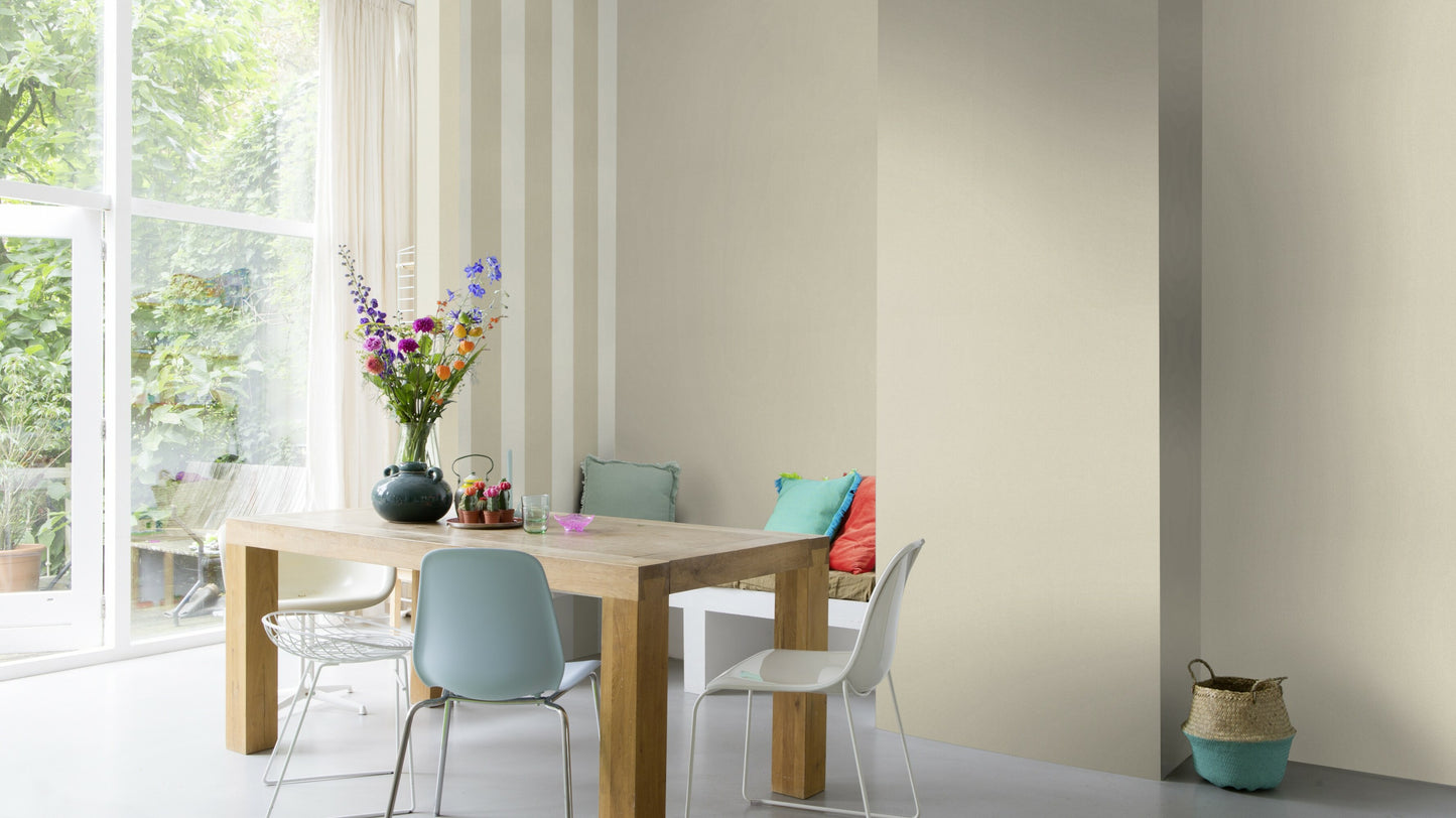 Country Style Stripe Brown-Beige