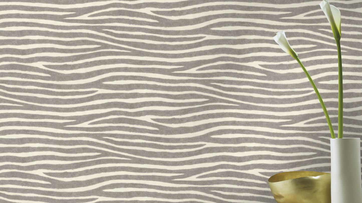 Zebra Skin White-Grey