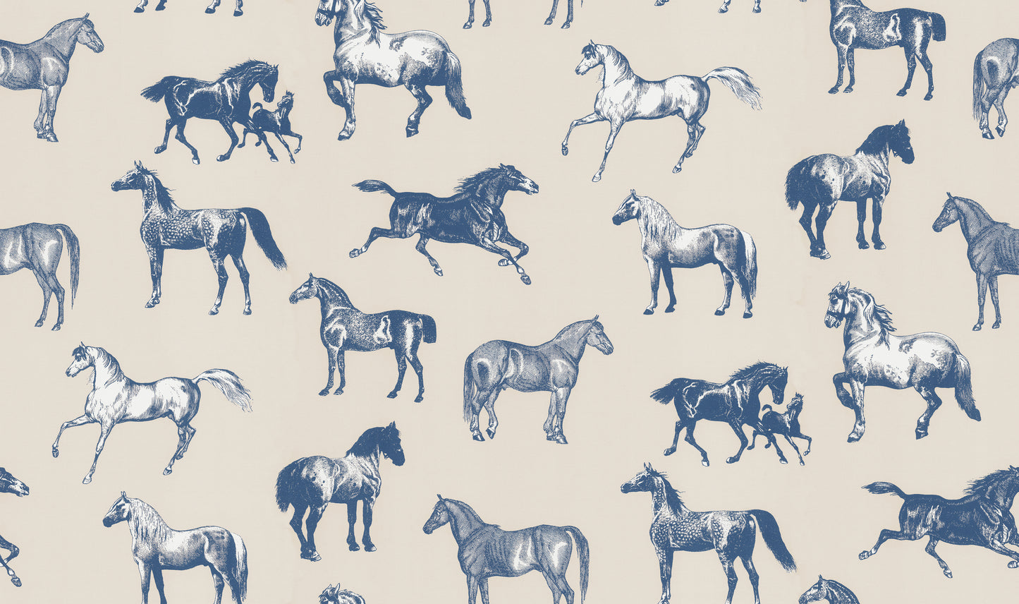 Colette Horses Blue