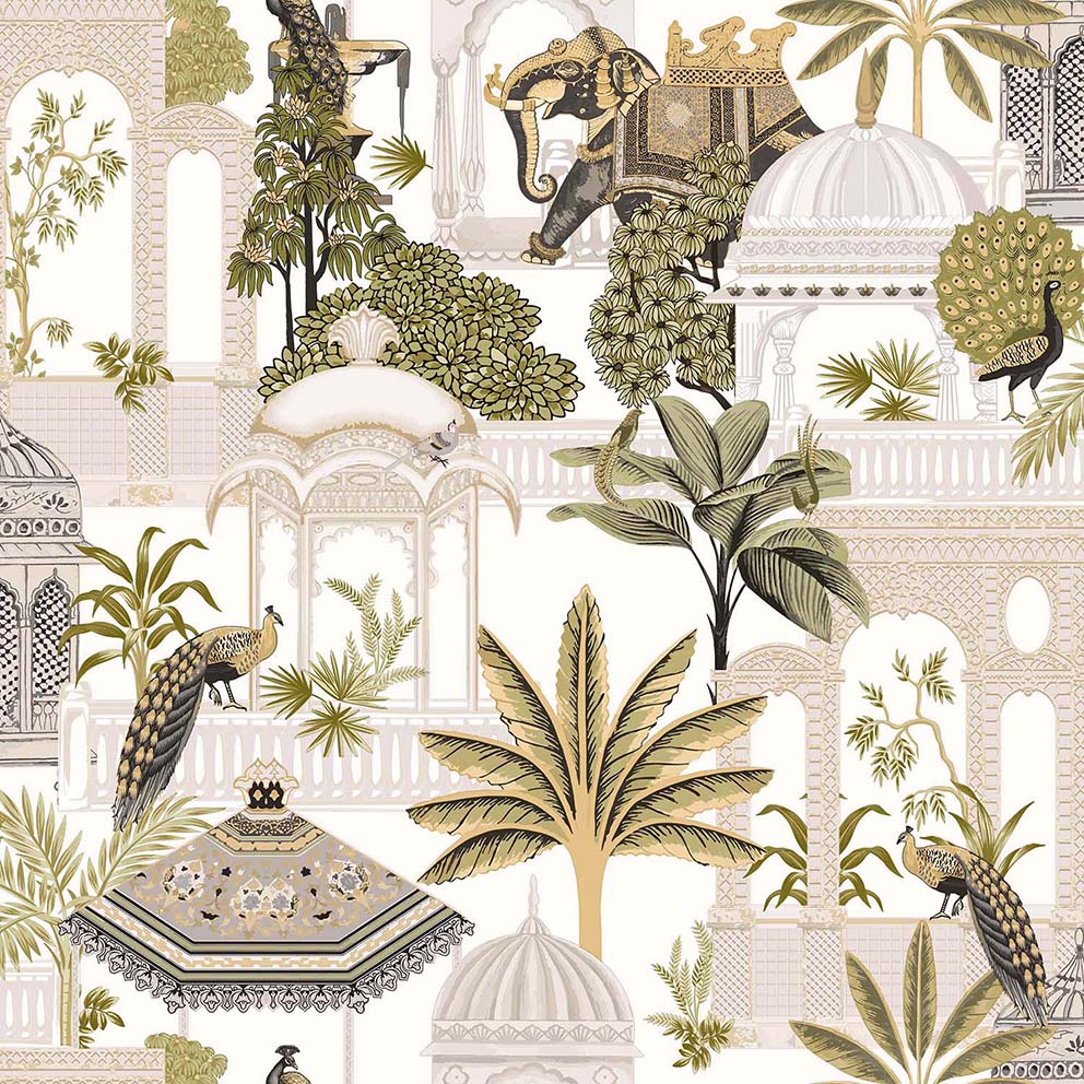 Sanctuary Palace Green Grey