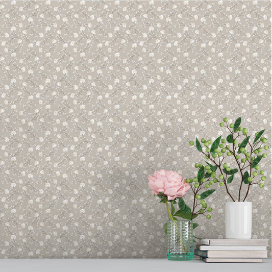 Petit Flowers Grey
