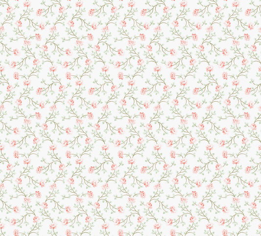 Petit Flowers Pink-Green