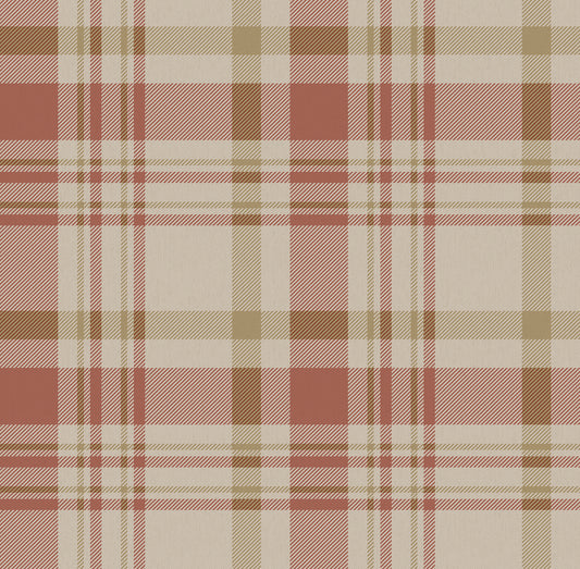 Plaid Terracotta