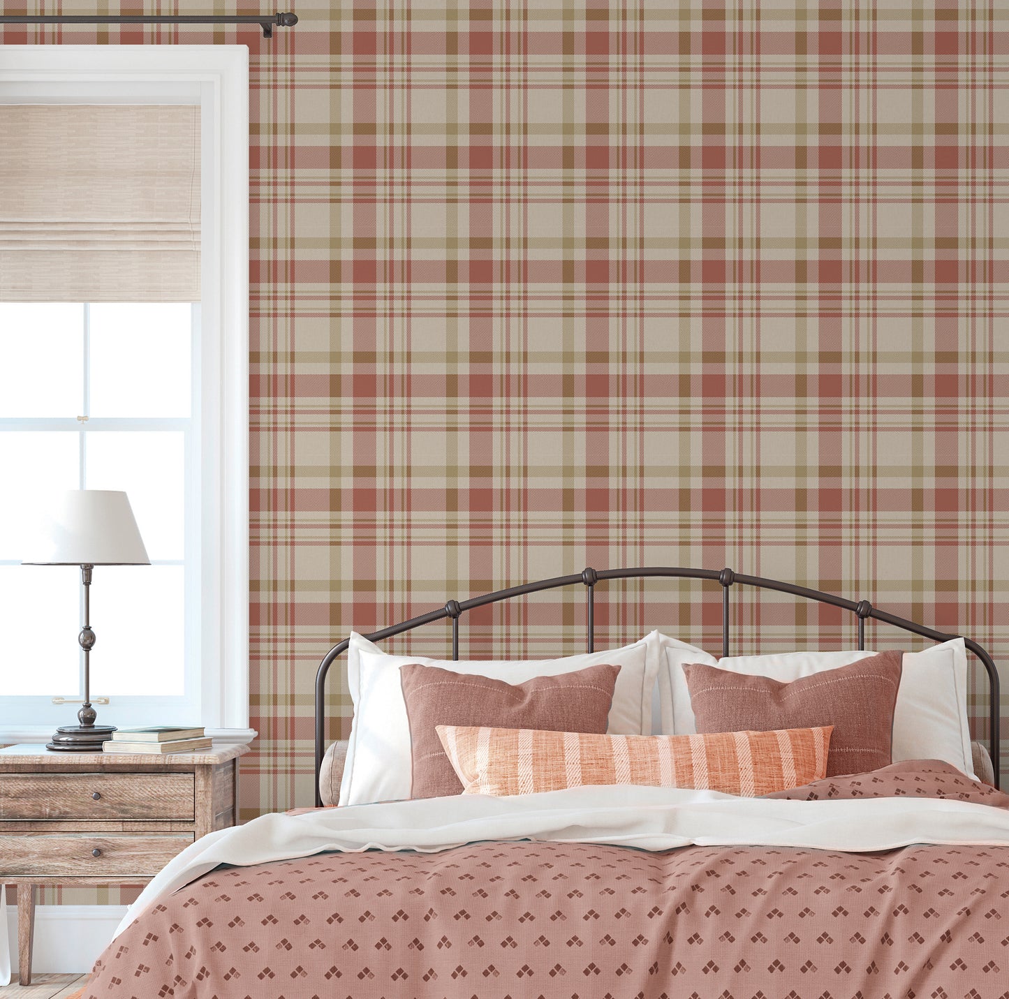 Plaid Terracotta