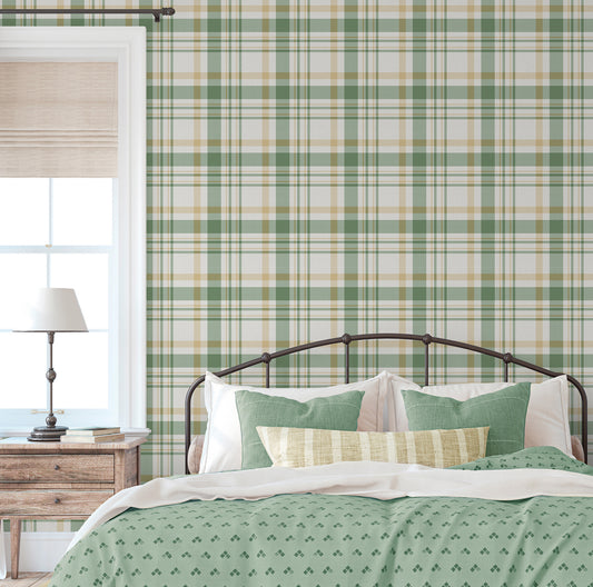 Plaid Green