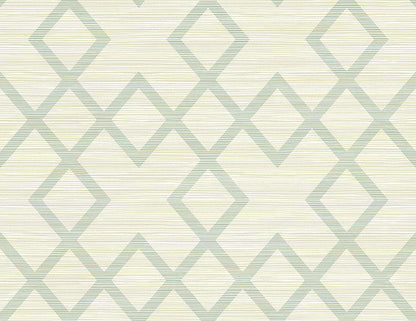 Vana Seafoam Woven Diamond