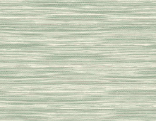 Bondi Seafoam Grasscloth Texture Wallpaper