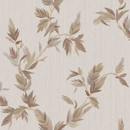 Ramage Grey Cream leaves