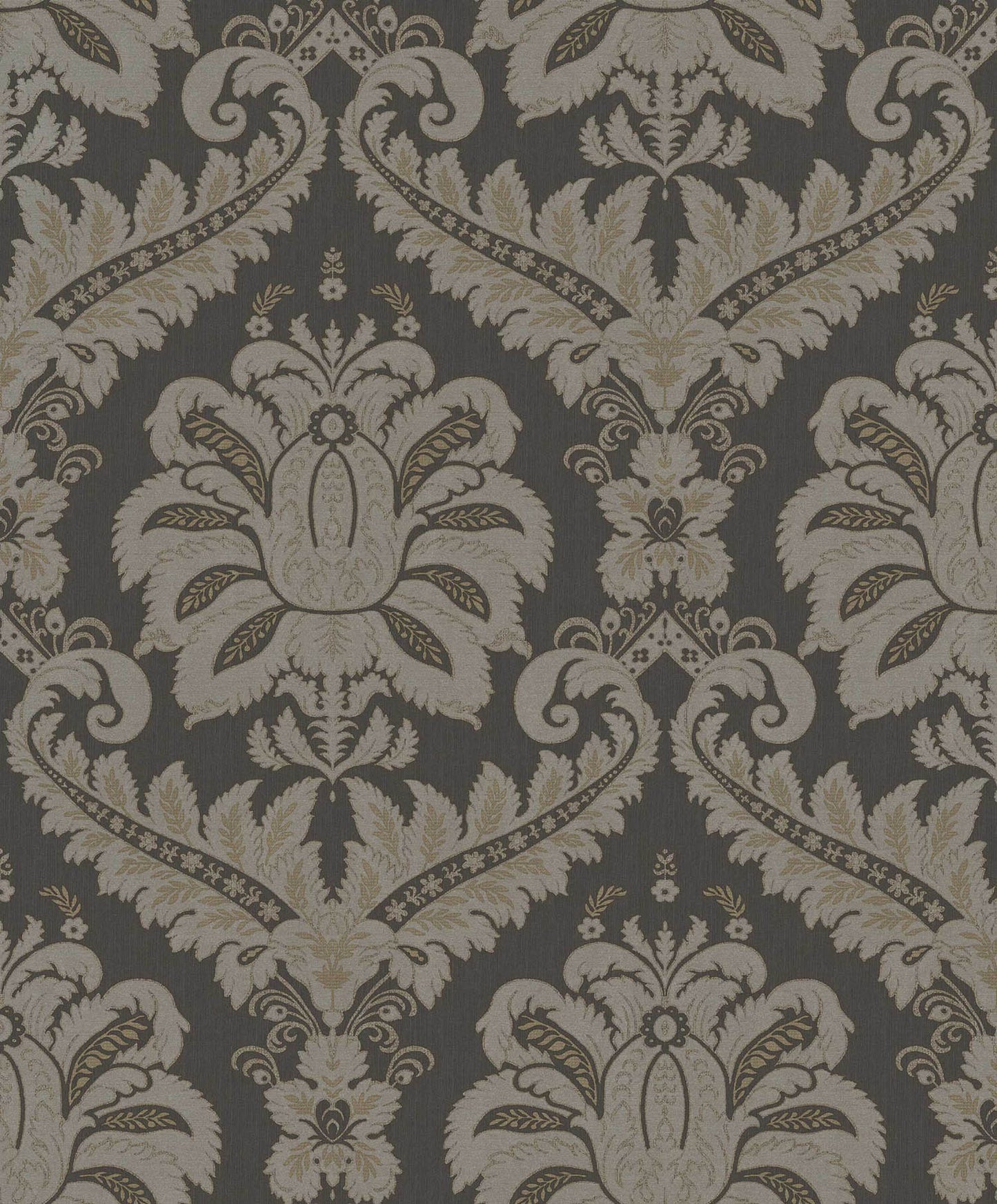 Damasco Black Grey Baroque