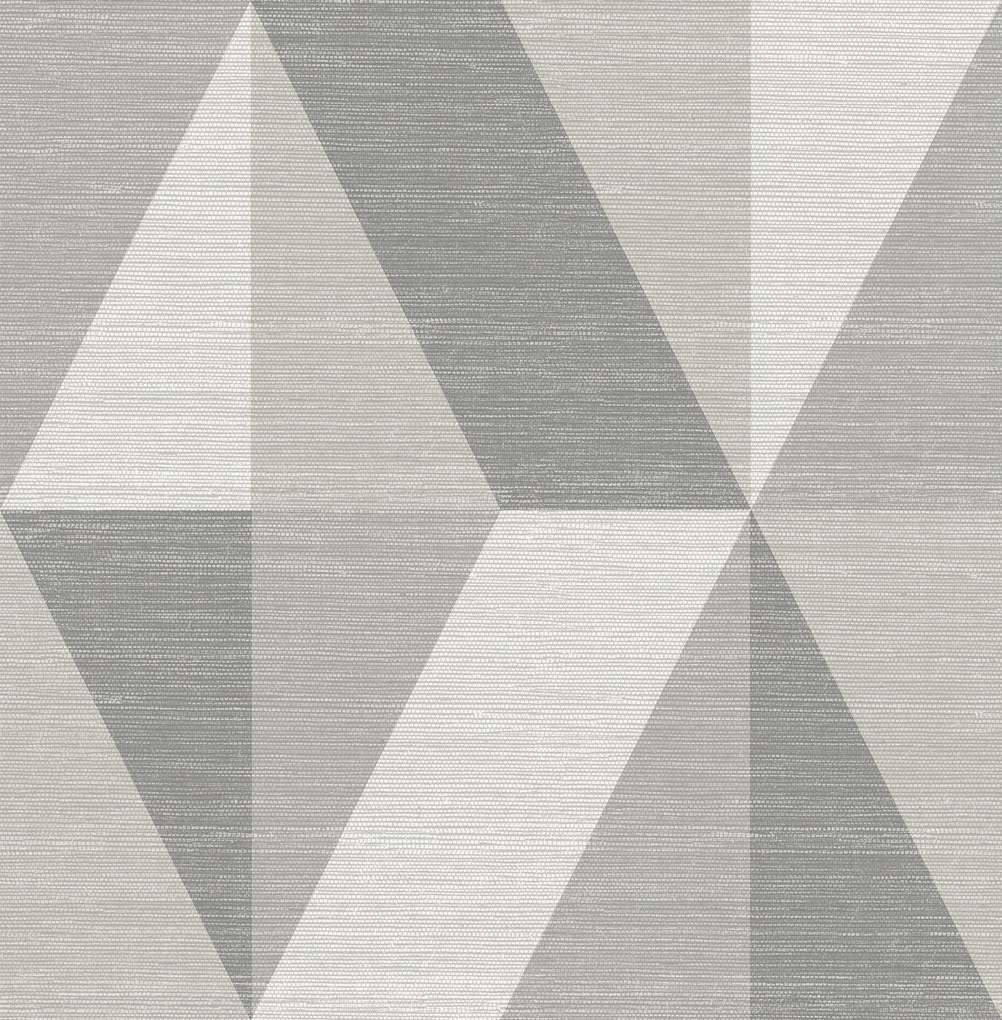 Winslow Bone Geometric Faux Grasscloth Wallpaper 1