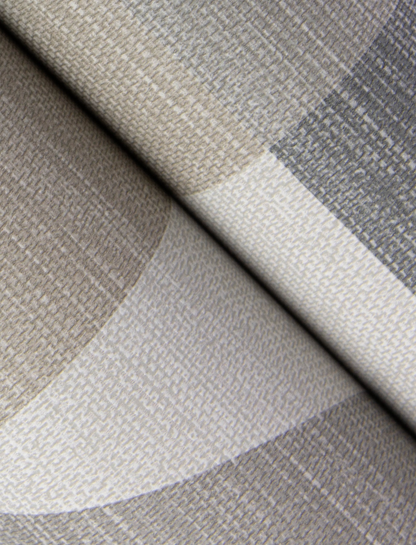 Winslow Bone Geometric Faux Grasscloth Wallpaper 1