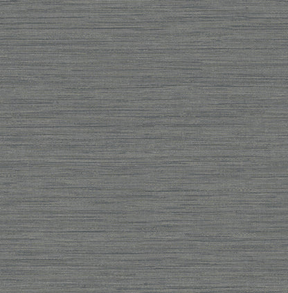 Sheehan Black Faux Grasscloth