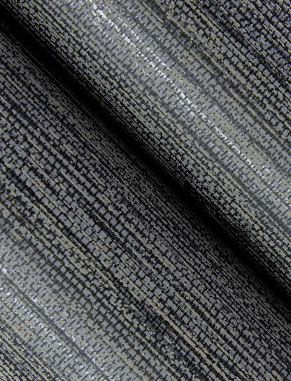 Sheehan Black Faux Grasscloth