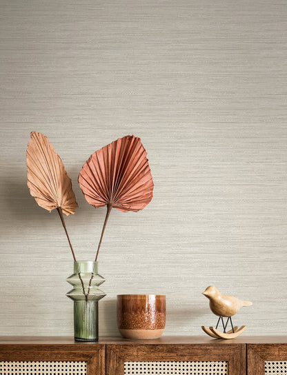 Sheehan Grey Faux Grasscloth