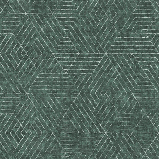 Creta Green Ethnic Geometric