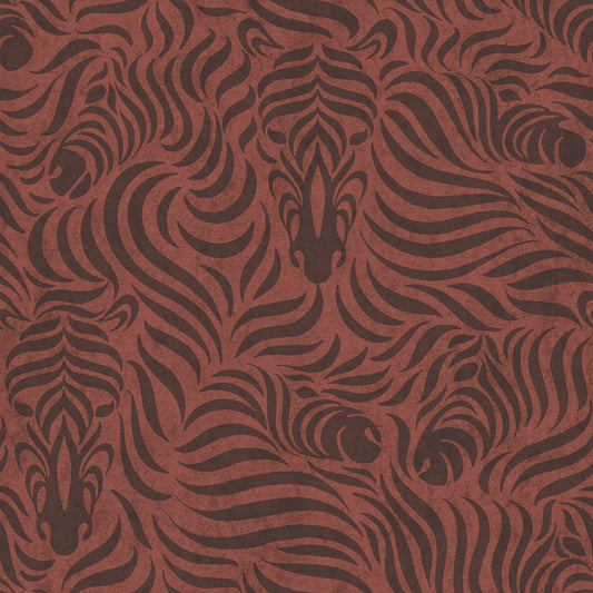 Samburu Zebra Motif Terracotta