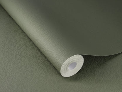 Leather Plain Texture Green