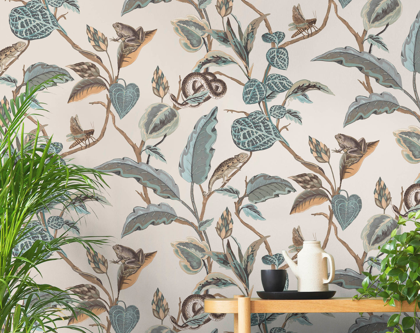 Botanica Grey Beige Leave