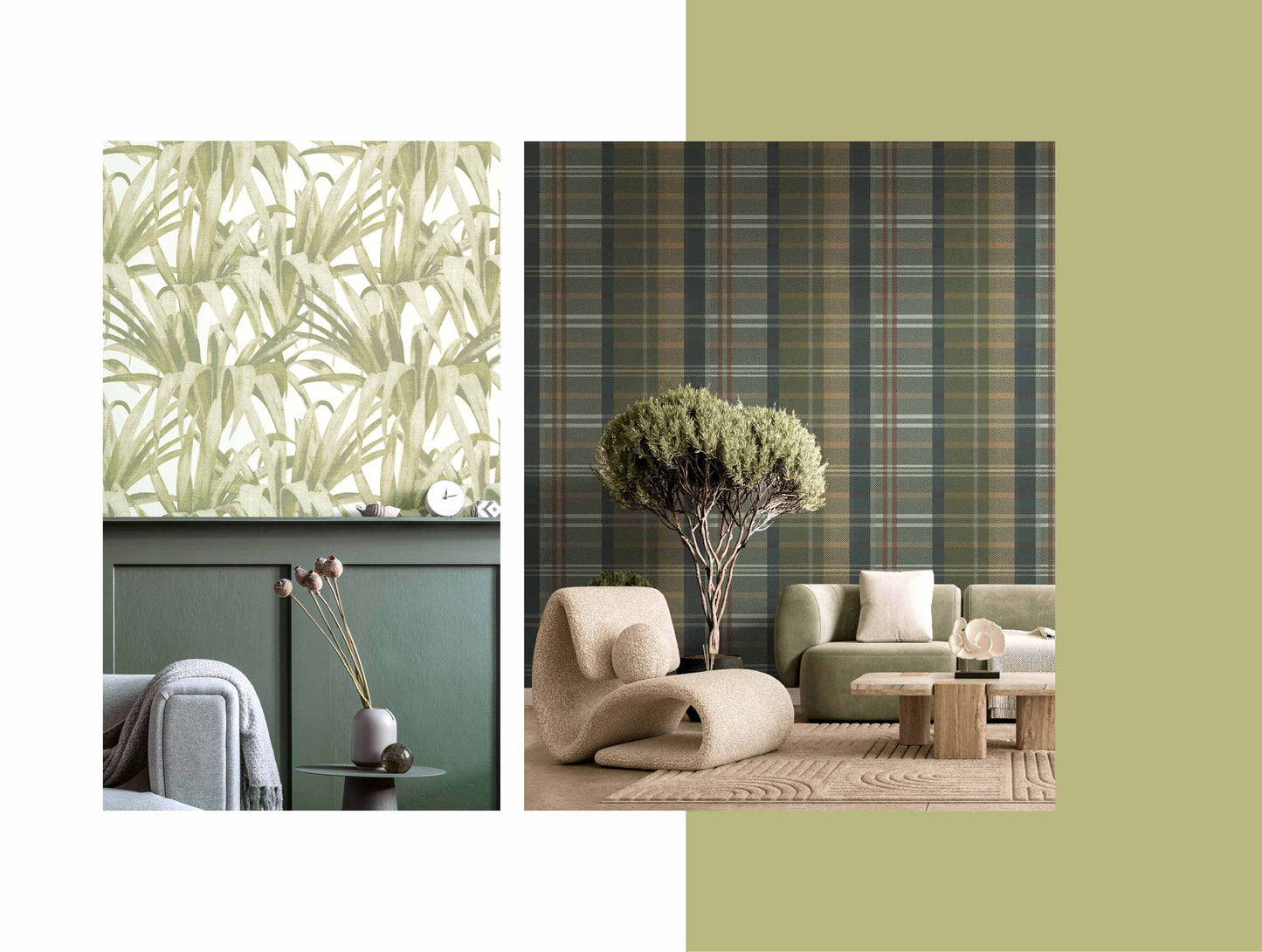 Scozzese Turquoise Fabric Imitation