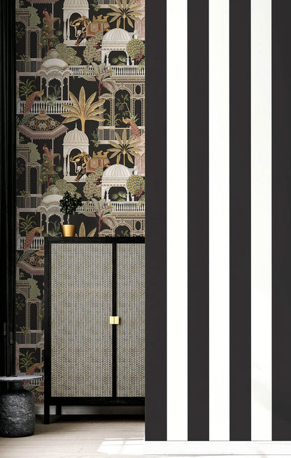 Riga Stripe Black