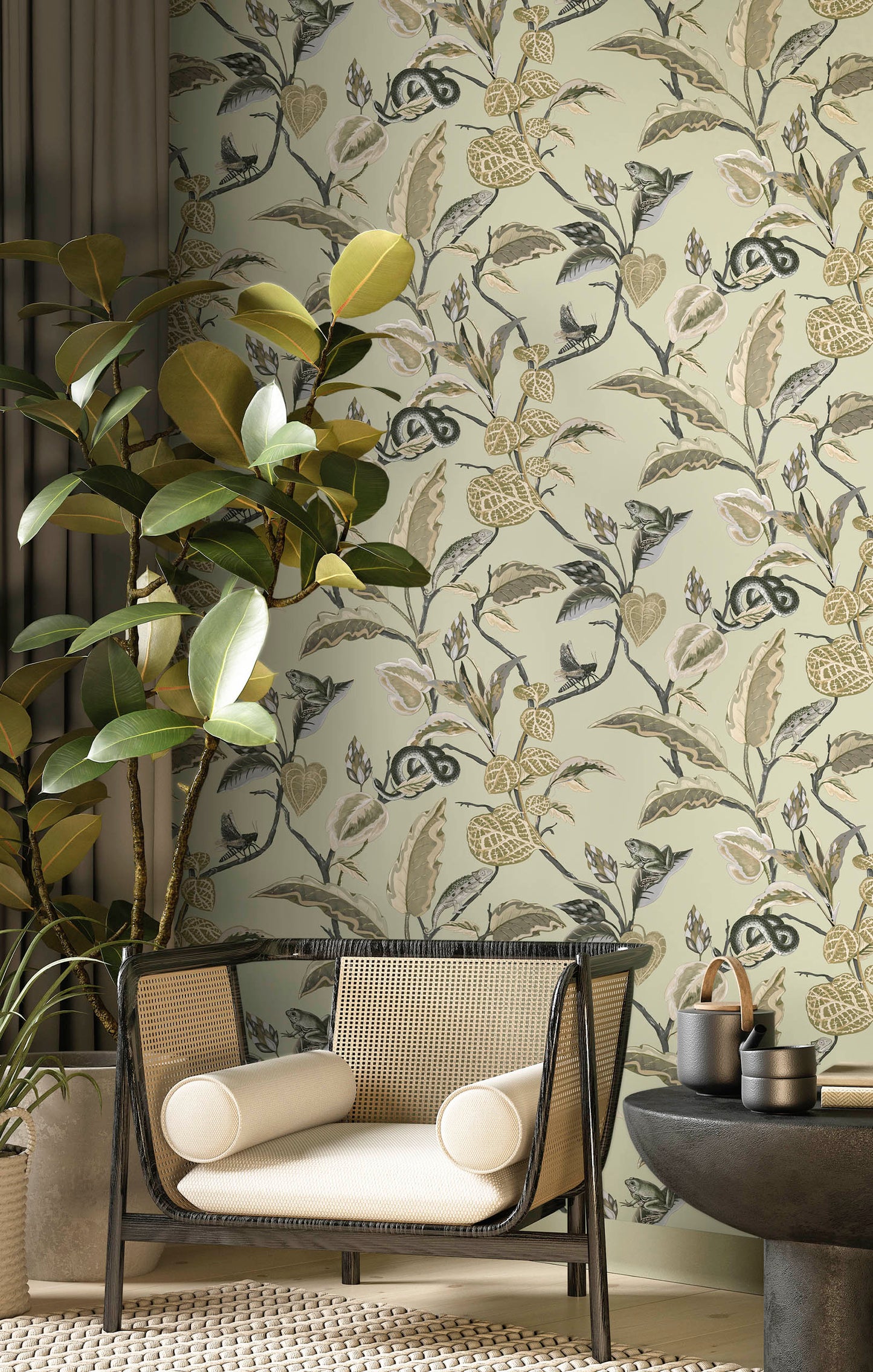 Botanica Green Beige Leave