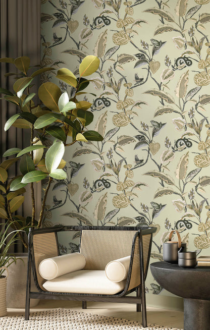 Botanica Green Beige Leave